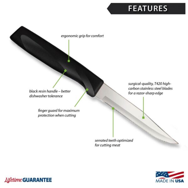 Rada Anthem Wave Serrated Steak Knife - Image 2