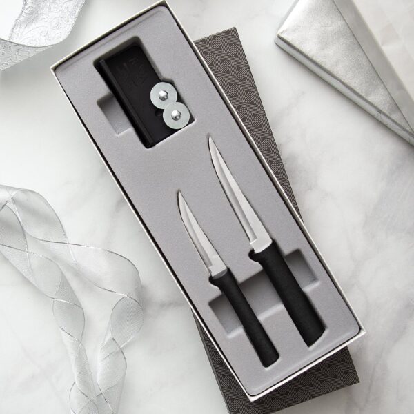 Rada Paring Knives & Sharpener Set