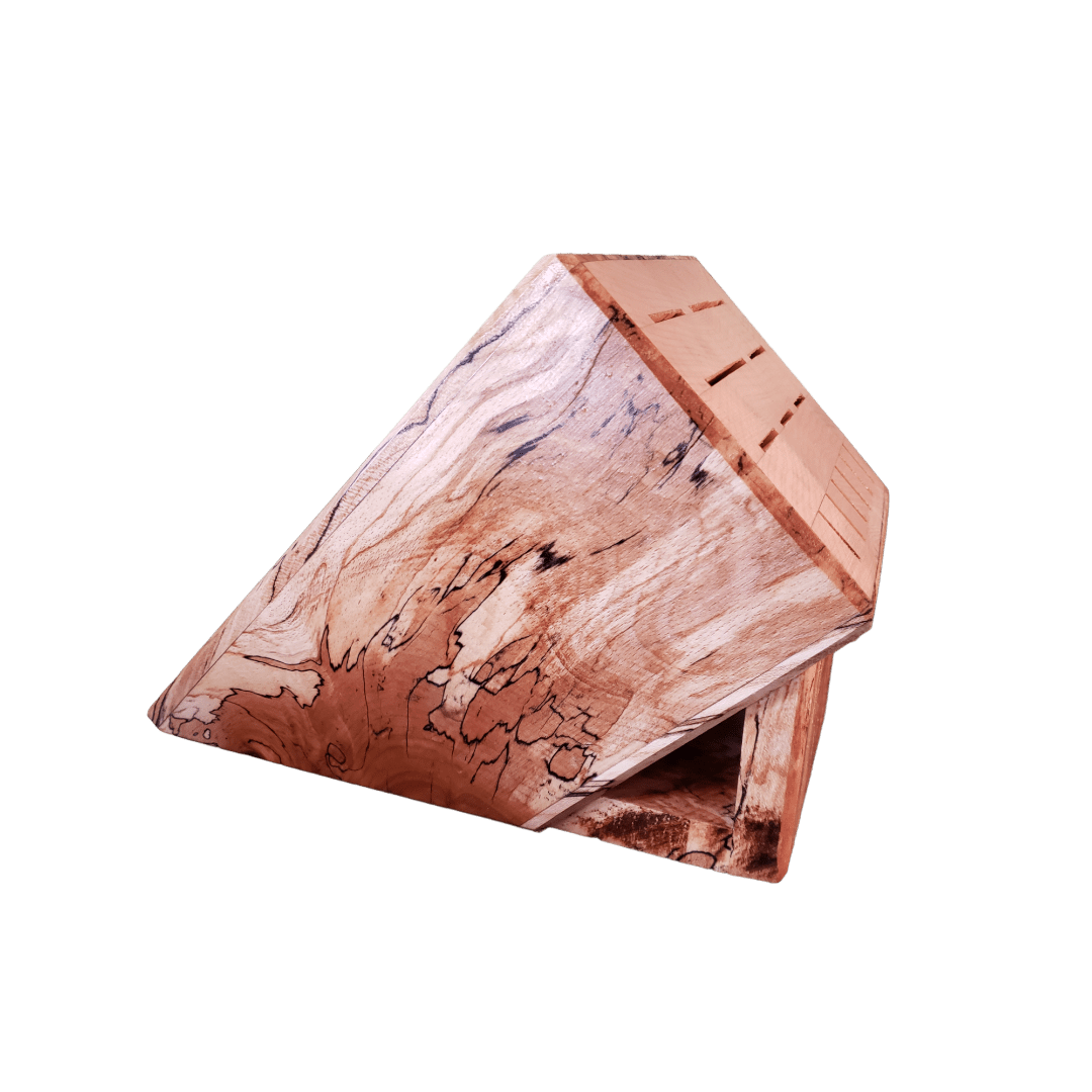 Essential Maple / Spalted Maple Knife Block Set - Image 2